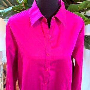 Women's Pink Button-Up Shirt